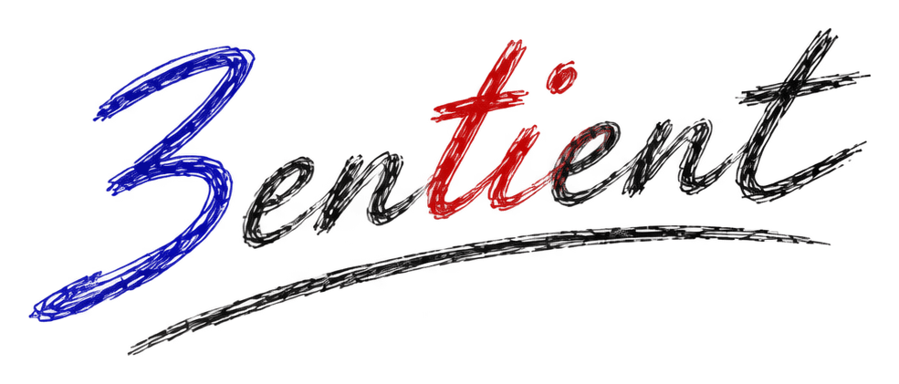 3entient 手写艺术字